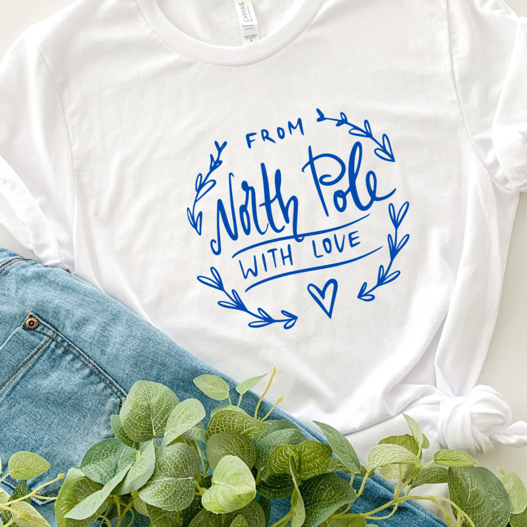 From north Pole with love | T- shirt | Minimal