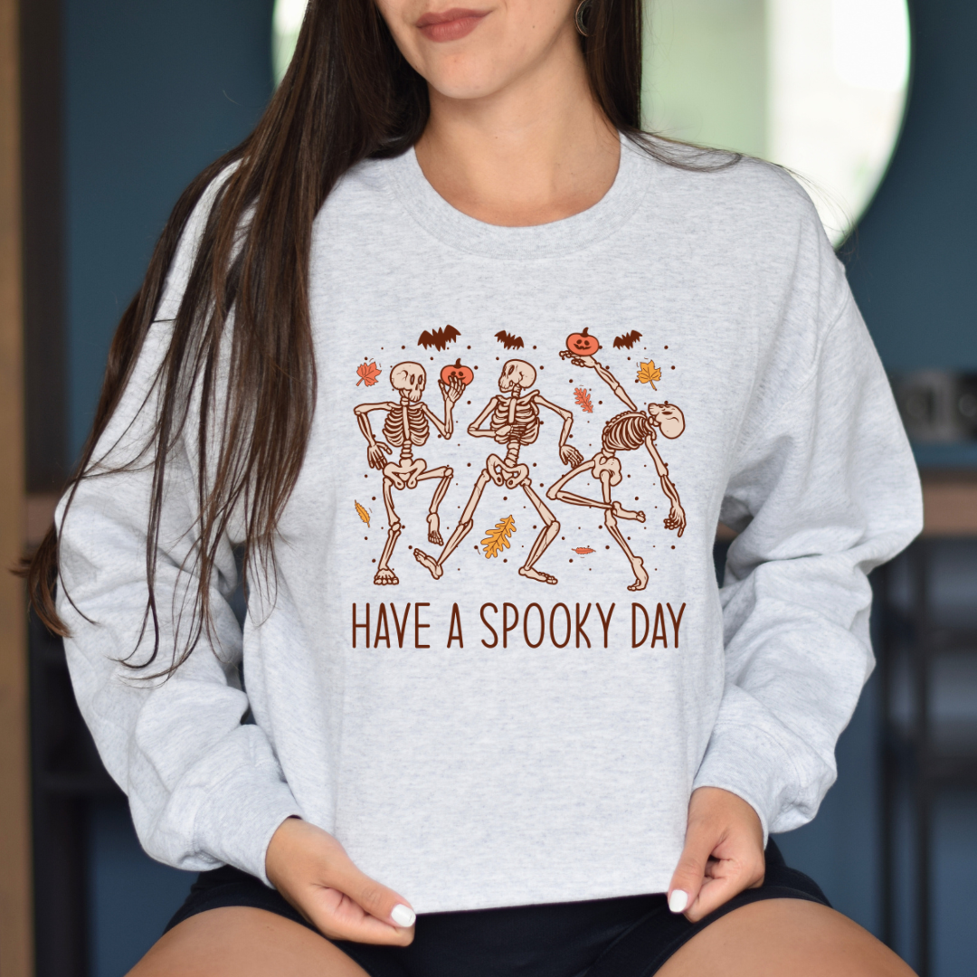 Have a spooky day | Crewneck sweatshirt| Ash | Fall Collection