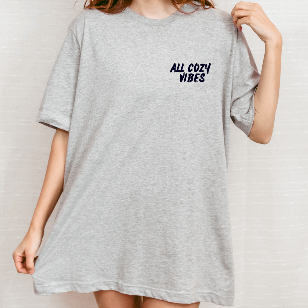 All Cozy Vibes | Basic tees | Gray