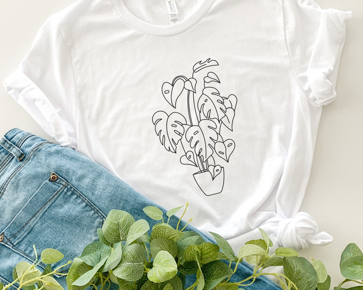 Monstera | White T- shirt