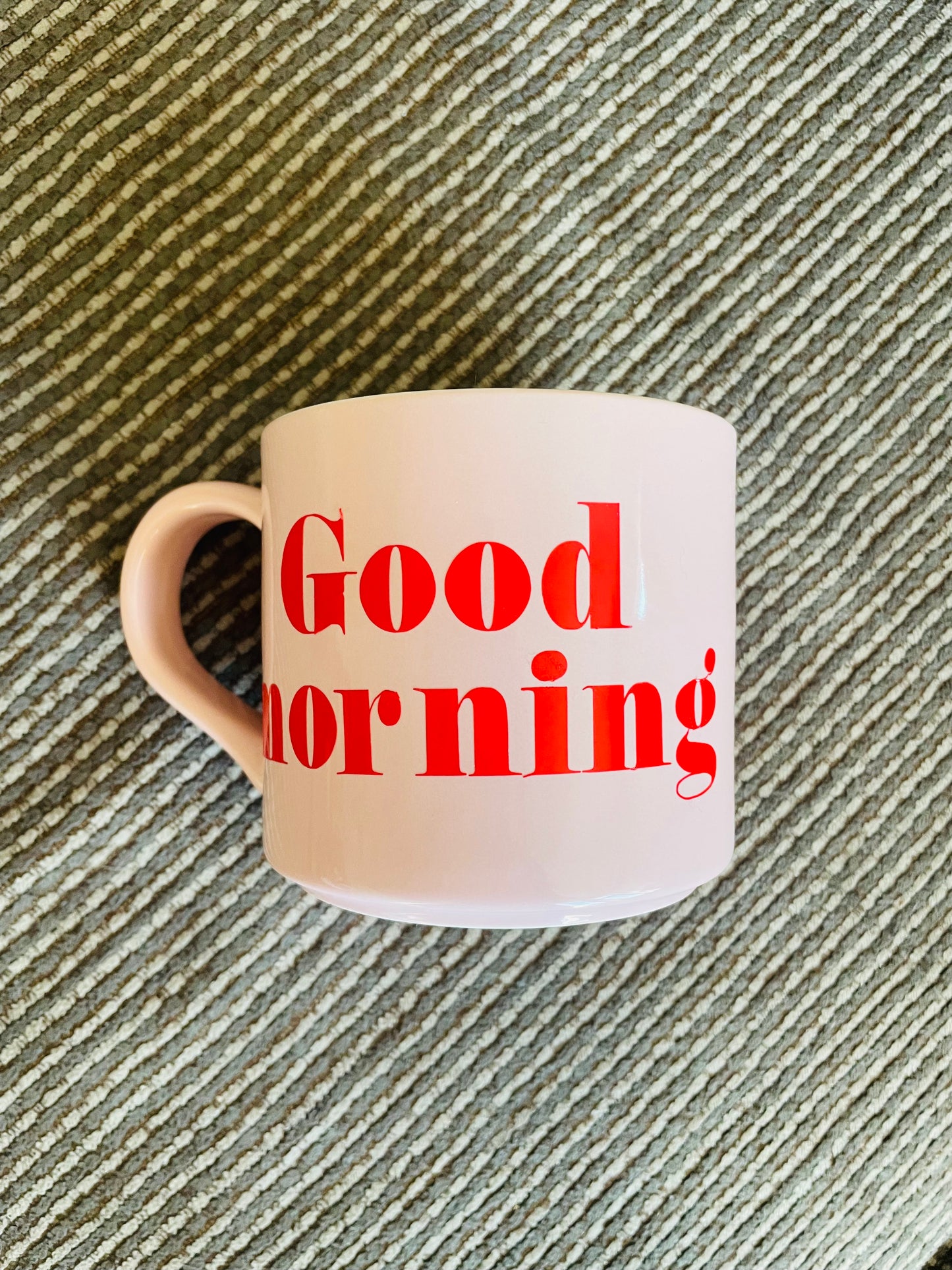 Good Morning cup - light pink
