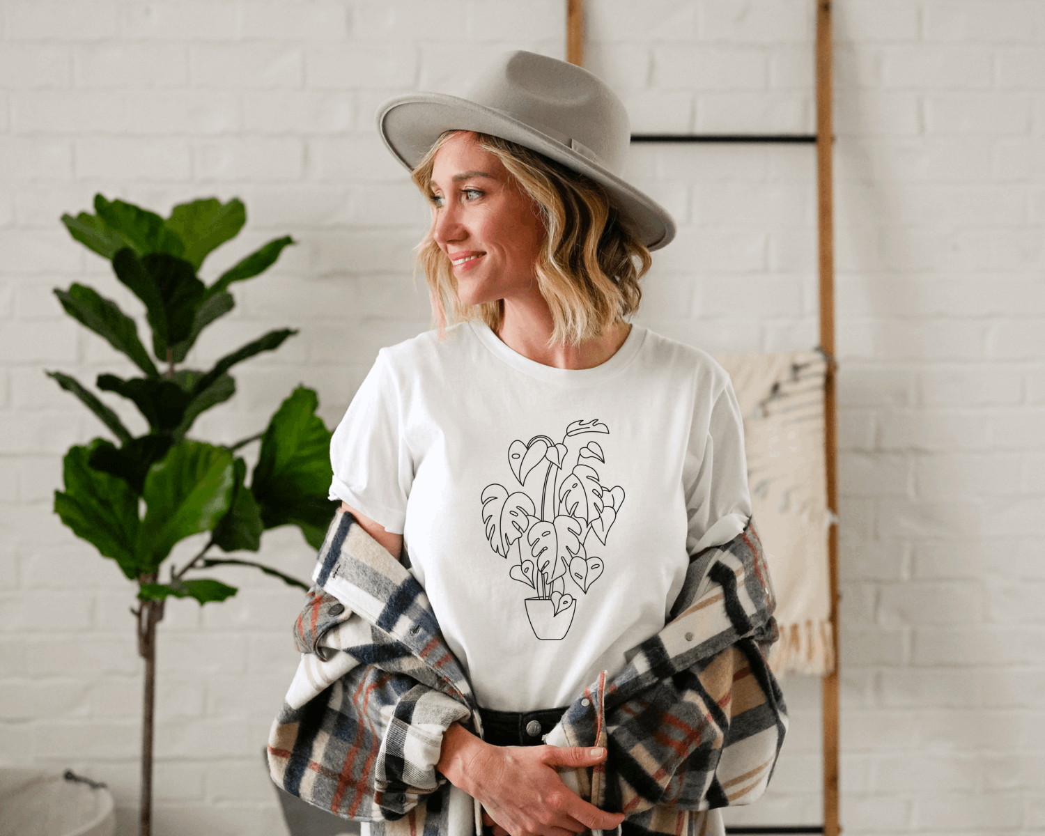 Monstera | White T- shirt