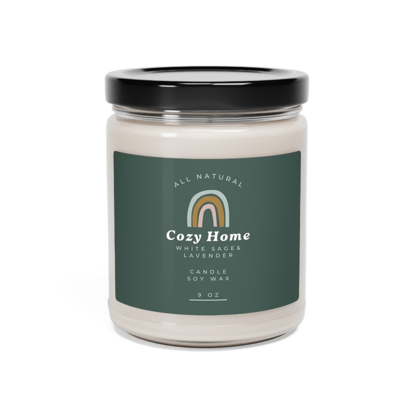 Clean Cotton - Cozy Home - Scented Soy Candle, 9oz