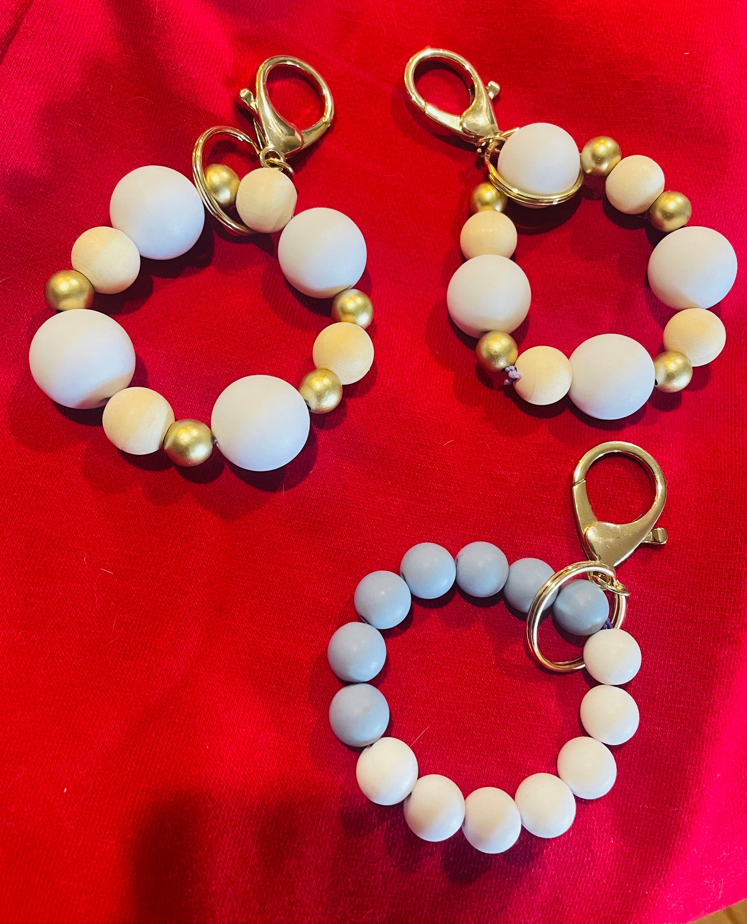 Handmade golden wooden bracelent