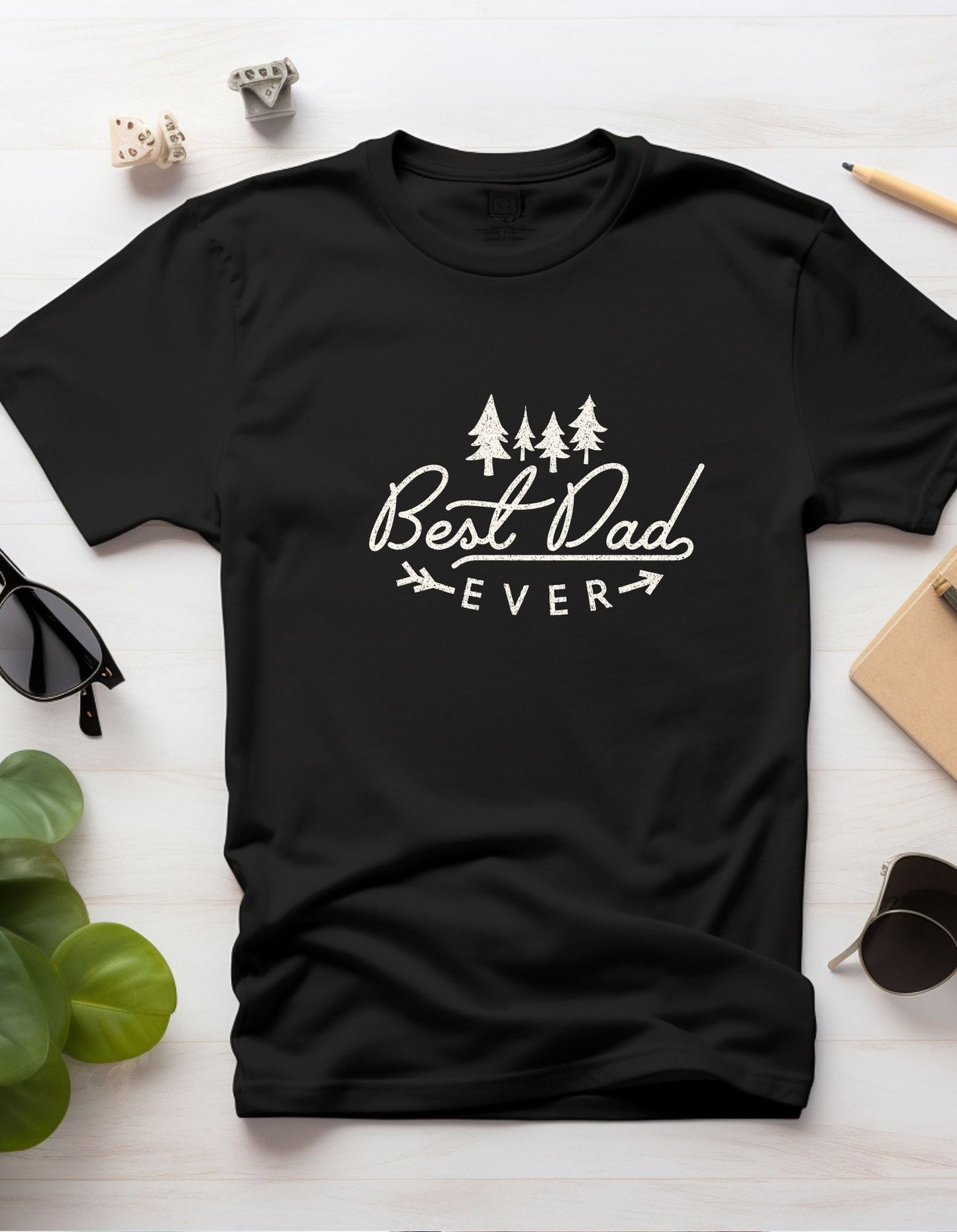 Best Dad ever T- shirt | Black| Jenna makes Co.