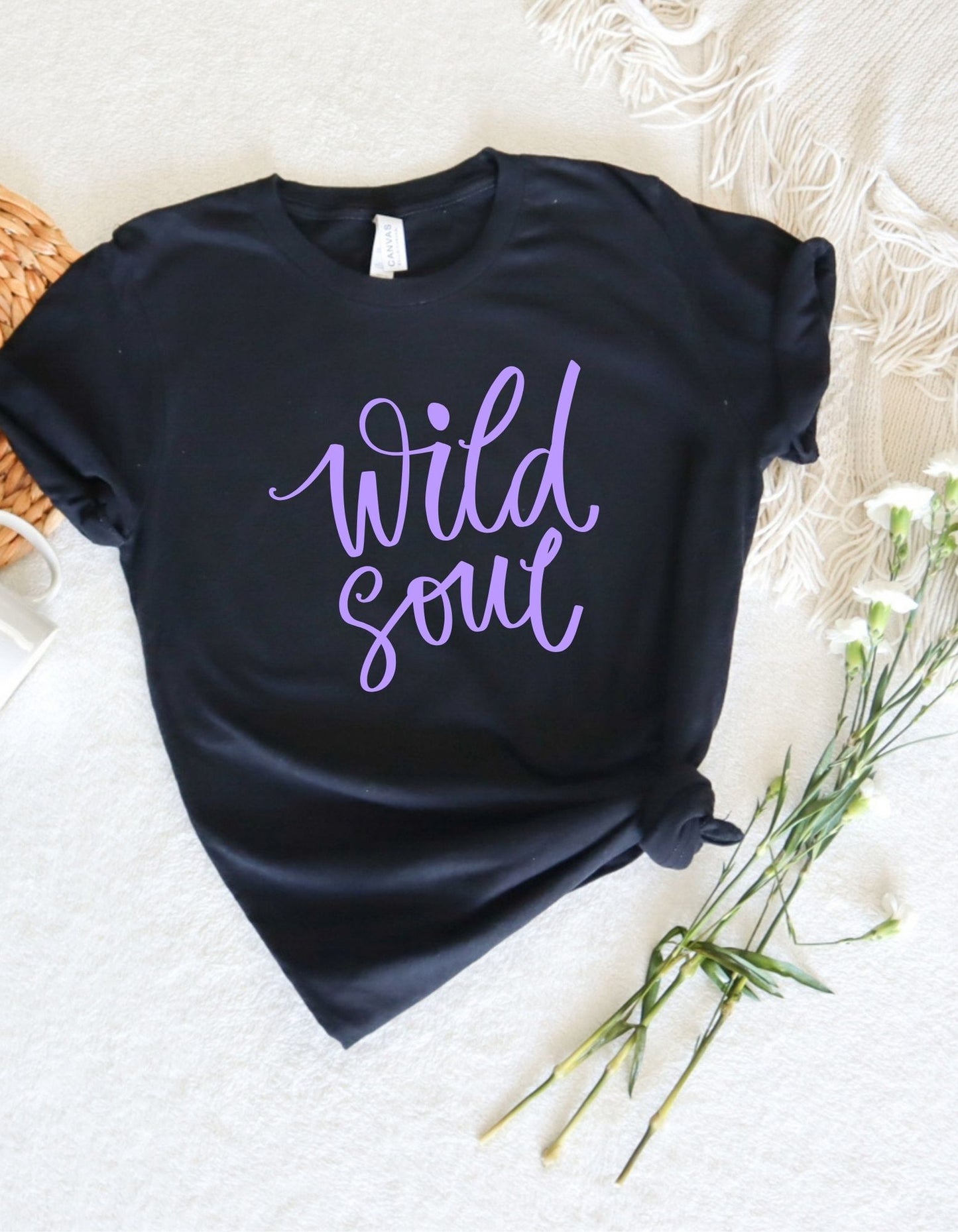 Wild Soul T- shirt  | Black | Cozy Fox Co.