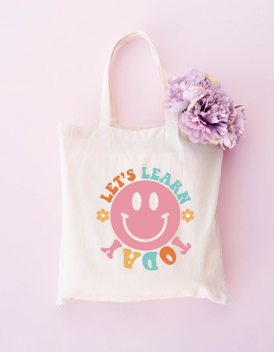 Let's learn today - Tote bag