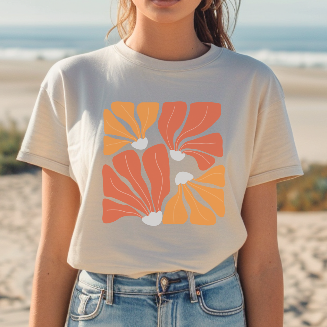 Boho Flower t-shirt | Summer Boho Collection | Cozy Fox