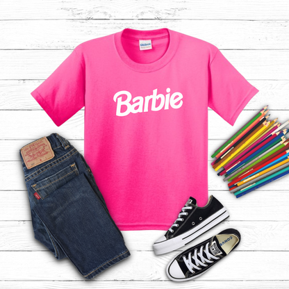 Barbie T- SHIRT - Safety Pink