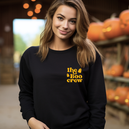 The Boo crew | Crewneck sweatshirt| Black |  Fall Collection