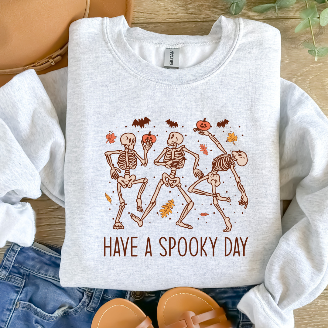 Have a spooky day | Crewneck sweatshirt| Ash |  Fall Collection