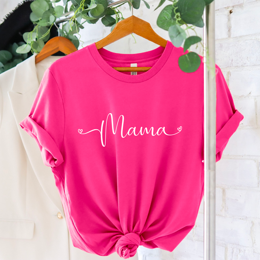 Mama | Hot pink |T- shirt