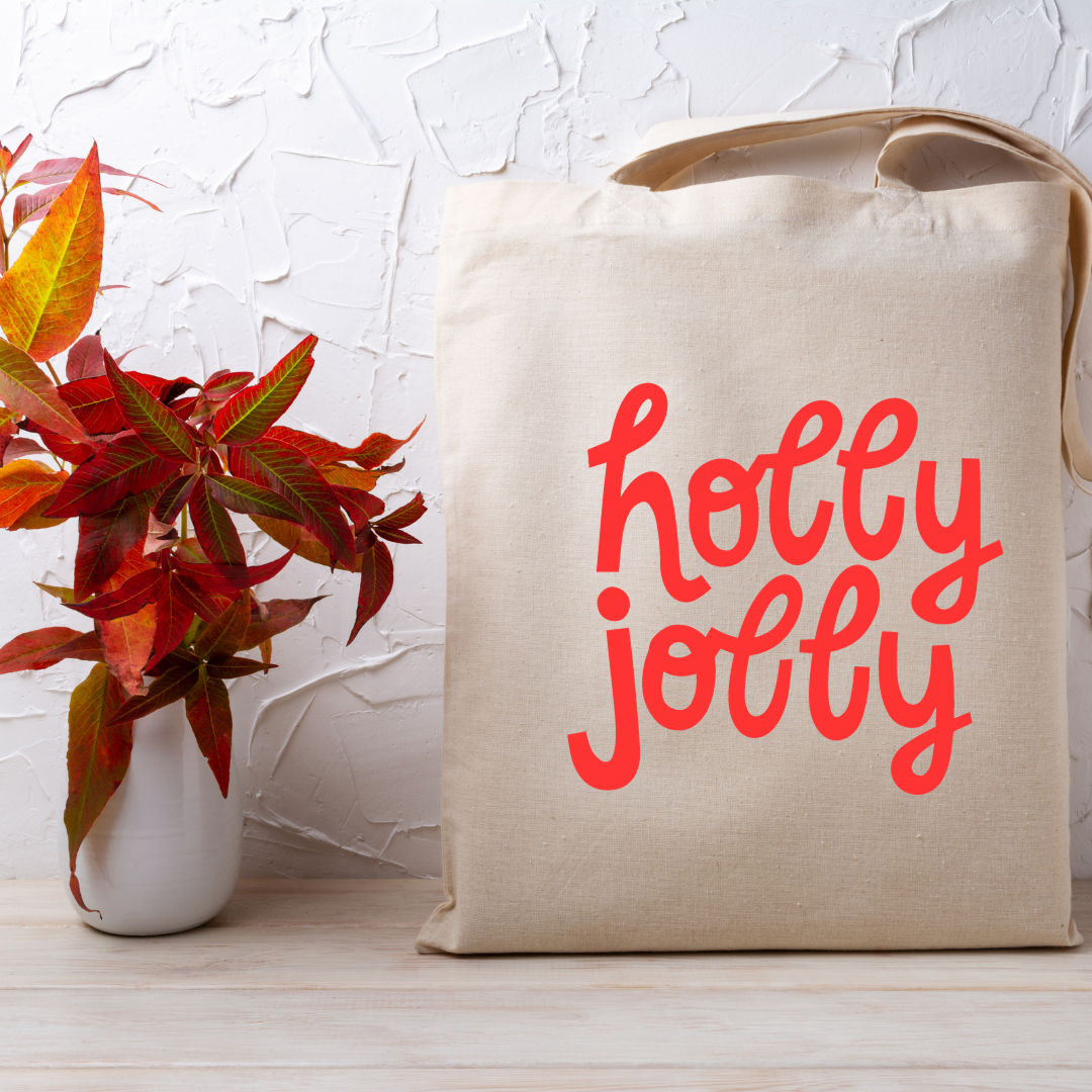 Holly Jolly | Tote bags | Christmas