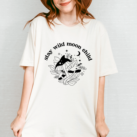 Stay wild moonchild | Natural color T- shirt