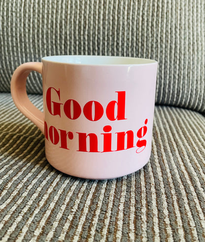 Good Morning cup - light pink