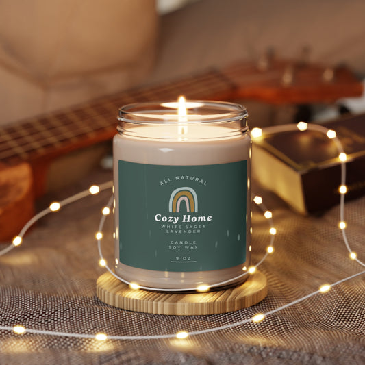 Clean Cotton - Cozy Home - Scented Soy Candle, 9oz