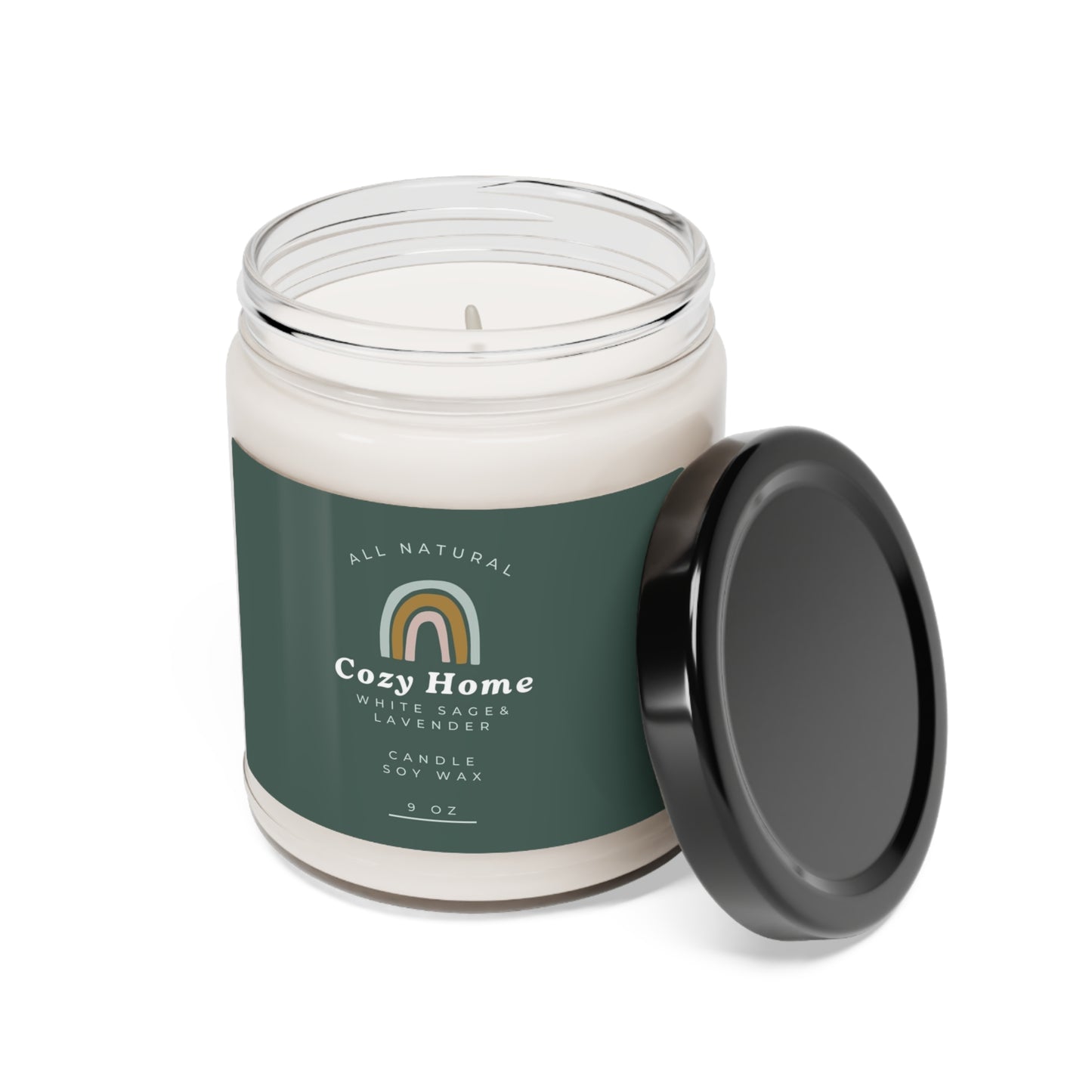 Clean Cotton - Cozy Home - Scented Soy Candle, 9oz